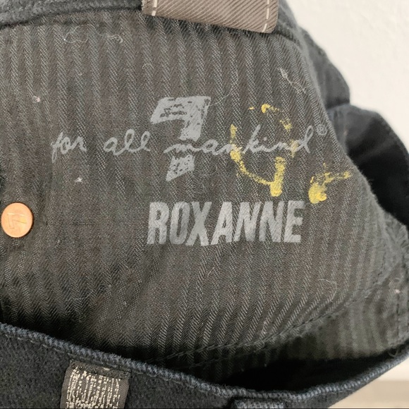 7 For All Mankind Roxanne Black Skinny Jeans - Picture 11 of 11